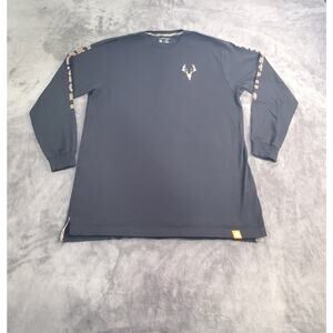 Legendary Whitetails Sz XL Graphic T-Shirt Men’s Black Long Sleeve Crew C12-1
